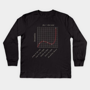 Time Warp Graph | Rocky Horror Picture Show Kids Long Sleeve T-Shirt